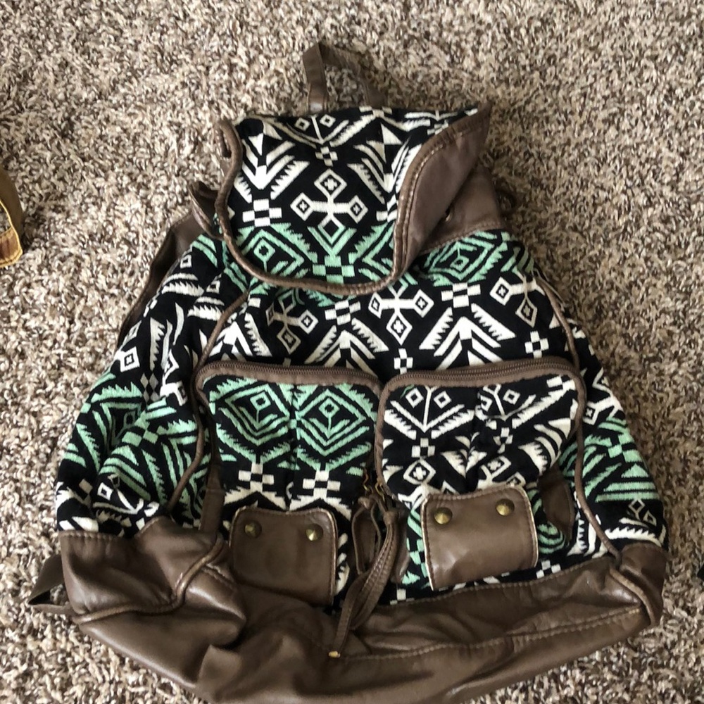 Tribal backpack.